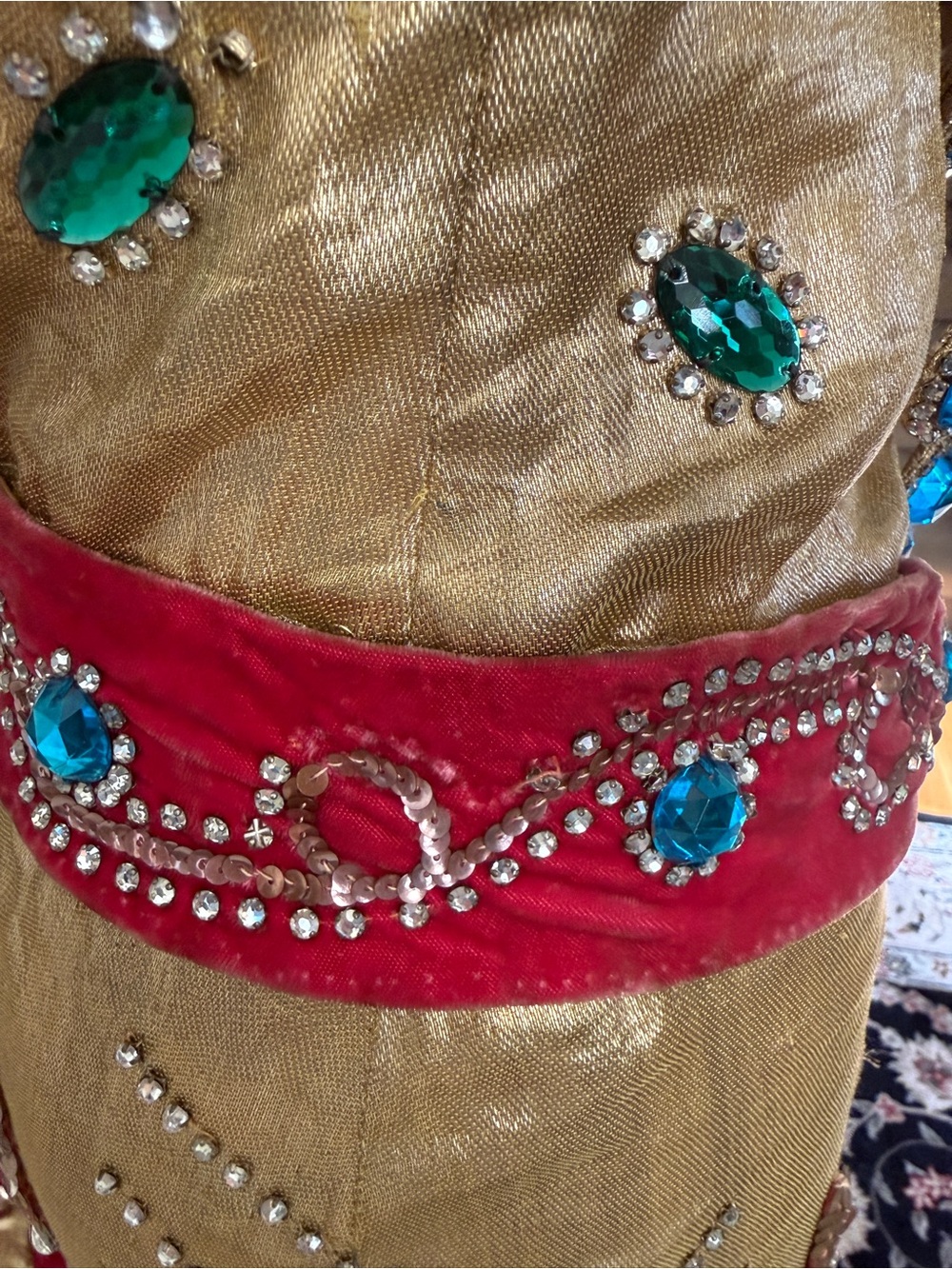 OOAK Vintage Americana Egyptian Revival Cleopatra Costume - Picture 12 of 17